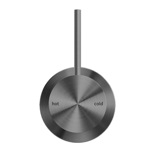 Buy Nero Mecca Shower Mixer with 60mm Plate and Handle Up in Gun Metal NR221911JGM - The Blue Space