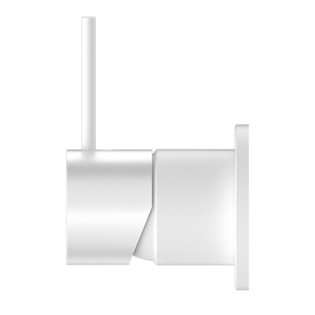 Buy Online Nero Mecca Shower Mixer with 60mm Plate and Handle Up in Matte White NR221911JMW - The Blue Space