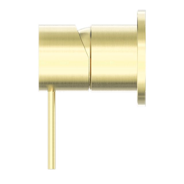 Buy Nero Mecca Shower Mixer 60mm Plate Brushed Gold NR221911HBG - The Blue Space