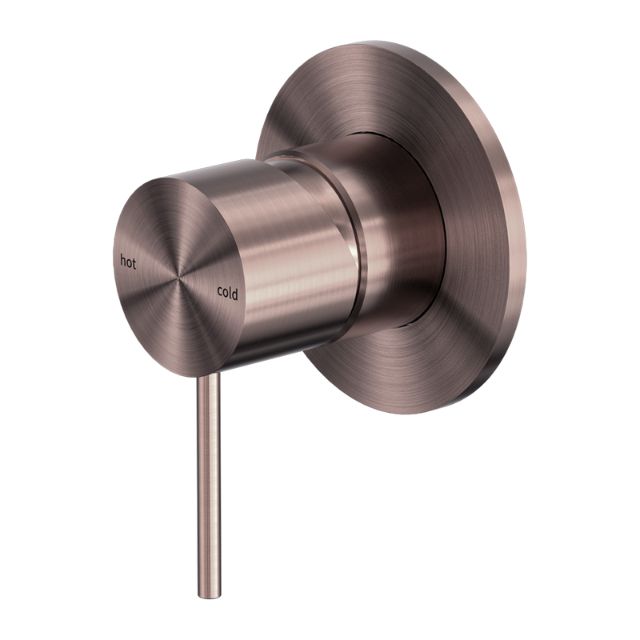 Nero Mecca Shower Mixer 80mm Plate Brushed Bronze NR221911BZ = The Blue Space