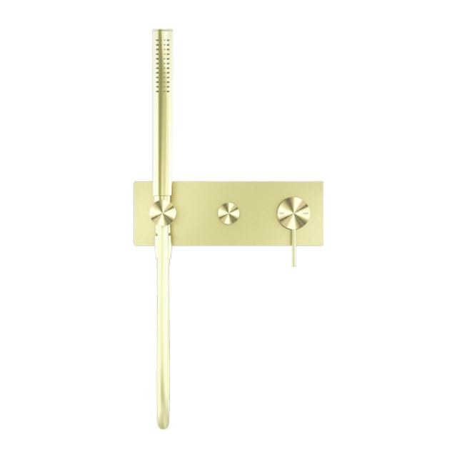 Buy Online Nero Mecca Shower Mixer Divertor System Brushed Gold NR221912EBG - The Blue Space