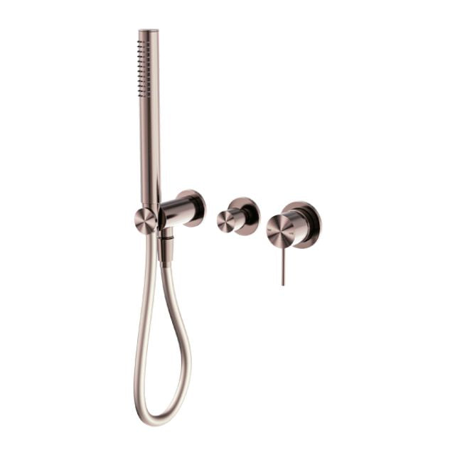 Nero Mecca Shower Mixer Divertor System Separate Back Plate in Brushed Bronze NR221912FBZ - The Blue Space