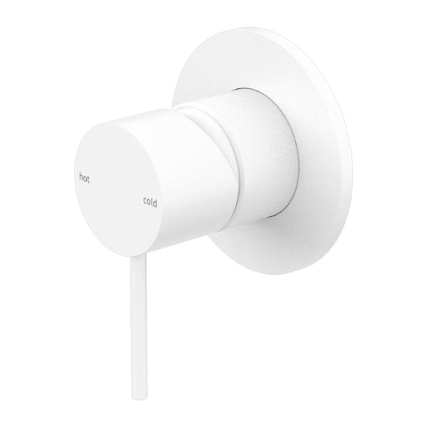 Nero Mecca Shower Mixer Matte White - The Blue Space