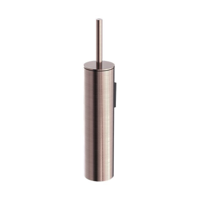 Nero Mecca Toilet Brush Holder in Brushed Bronze NR1988BZ - The Blue Space