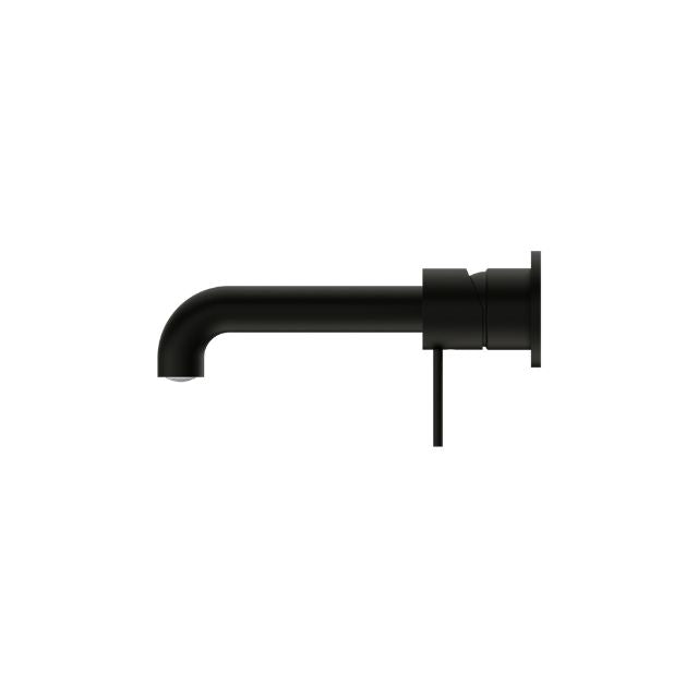 Nero Mecca Wall Basin/Bath Mixer Separate Back Plate 120mm Matte Black