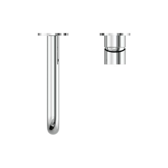 Buy Now Nero Mecca Wall Basin Mixer Separate Backplate 260mm Spout Chrome - NR221910C260CH - The Blue Space