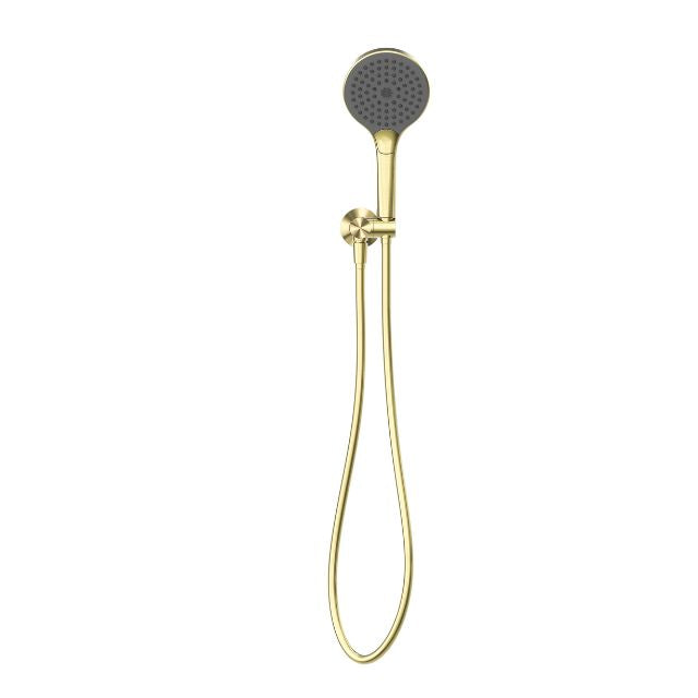Nero Opal Shower On Bracket With Air Shower II Brushed Gold