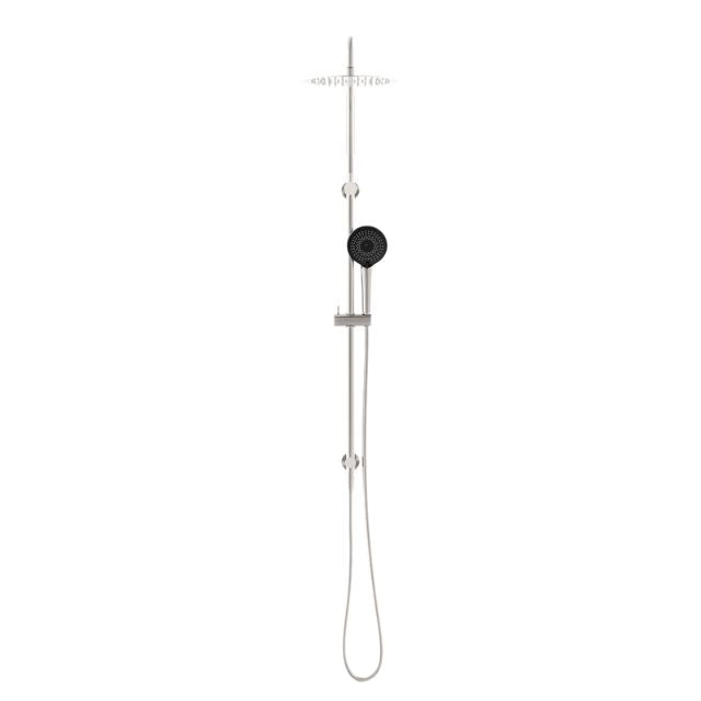 Nero Round Project Twin Shower 4 Star Rating Brushed Nickel