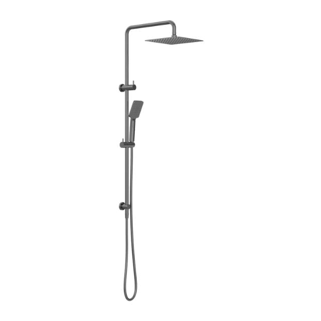 Nero Square Project Twin Shower Gunmetal