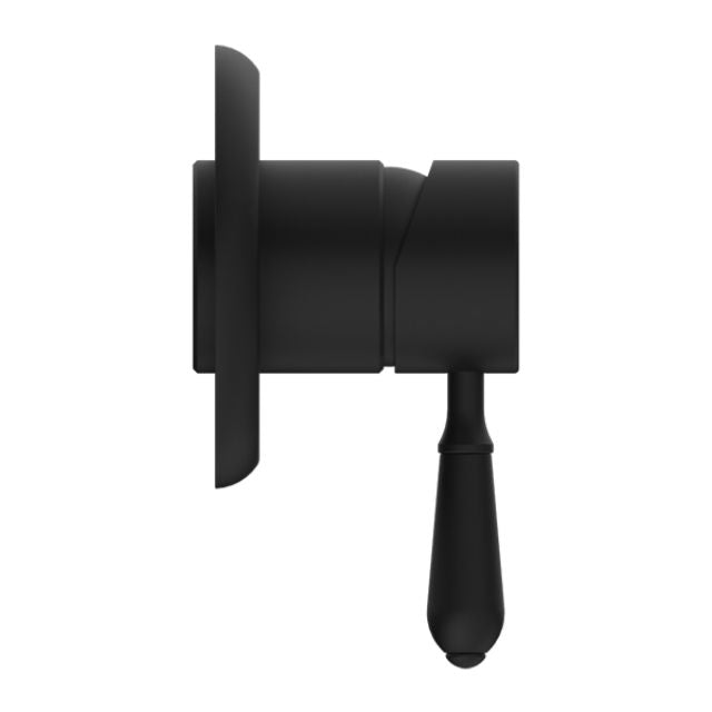 Buy Nero York Shower Mixer With Metal Lever Matte Black NR69210902MB - The Blue Space