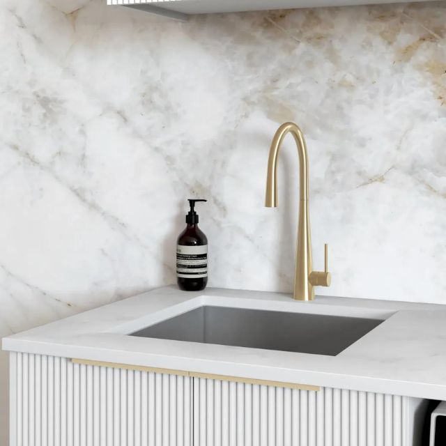 Otti Bondi 1305mm Fluted Laundry Set B - White - The Blue Space