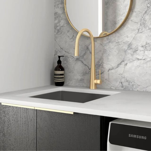 Otti Byron 1305mm Laundry Set A - Black Oak - The Blue Space