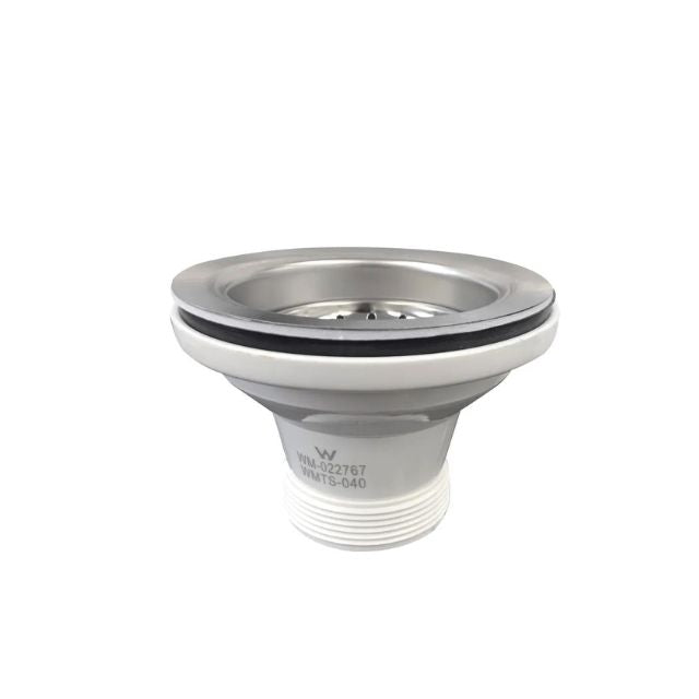 Side View Otti Sink Basket Waste Chrome WK105 - The Blue Space