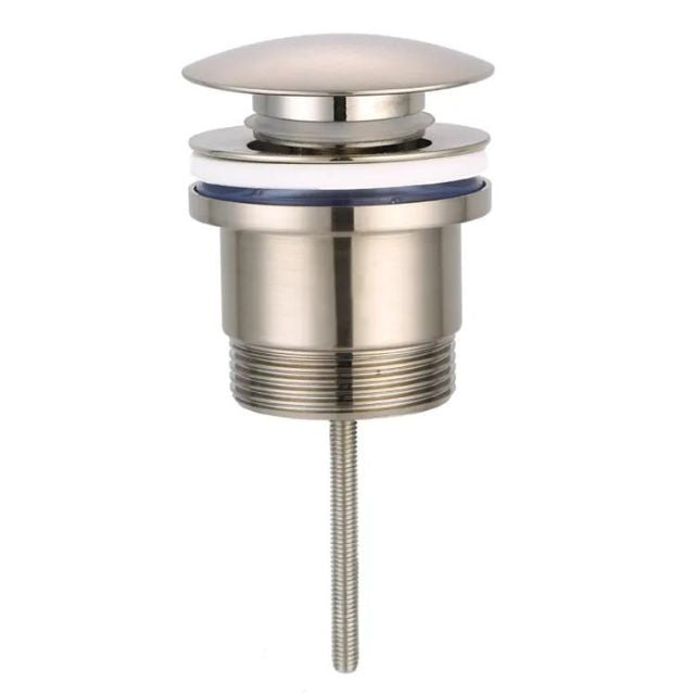 Otti Universal Mushroom 32mm Pop Up Waste - Brushed Nickel M43BN - The Blue Space