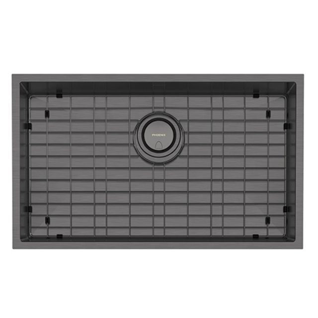 Phoenix 4000 Series Extra Large Single Bowl Sink 700mm - Brushed Carbon