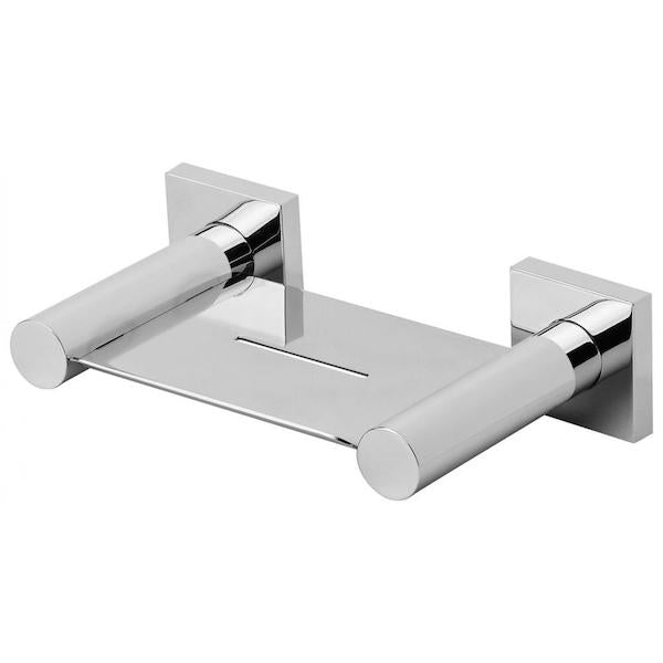 Phoenix Radii Soap Dish Square Plate - Chrome - The Blue Space