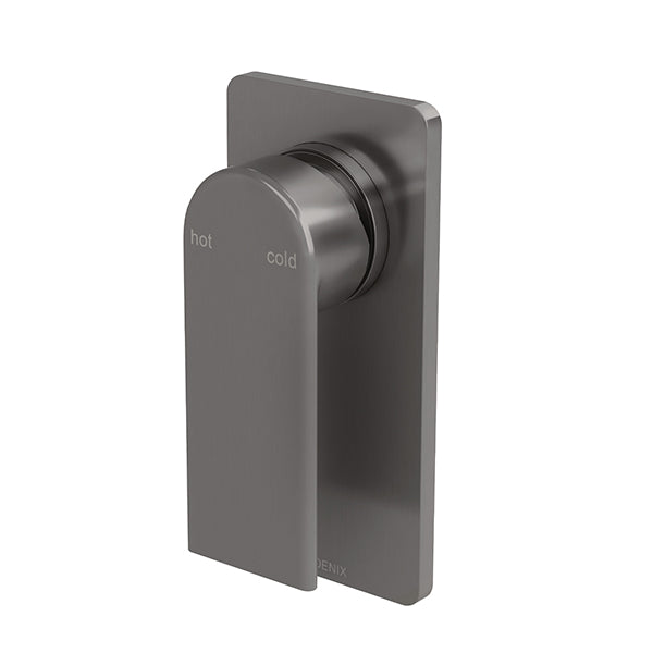 Phoenix Teel SwitchMix Shower / Wall Mixer Fit-Off Kit - Brushed Carbon