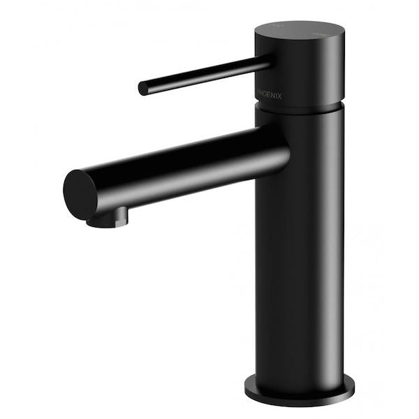 Phoenix Vivid Slimline Basin Mixer Tap Matte Black - The Blue Space
