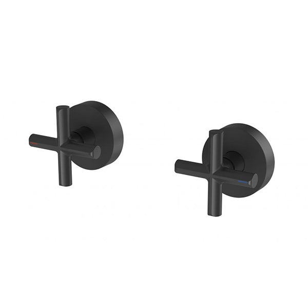 Phoenix Vivid Slimline Plus Wall Top Assemblies - Matte Black - The Blue Space