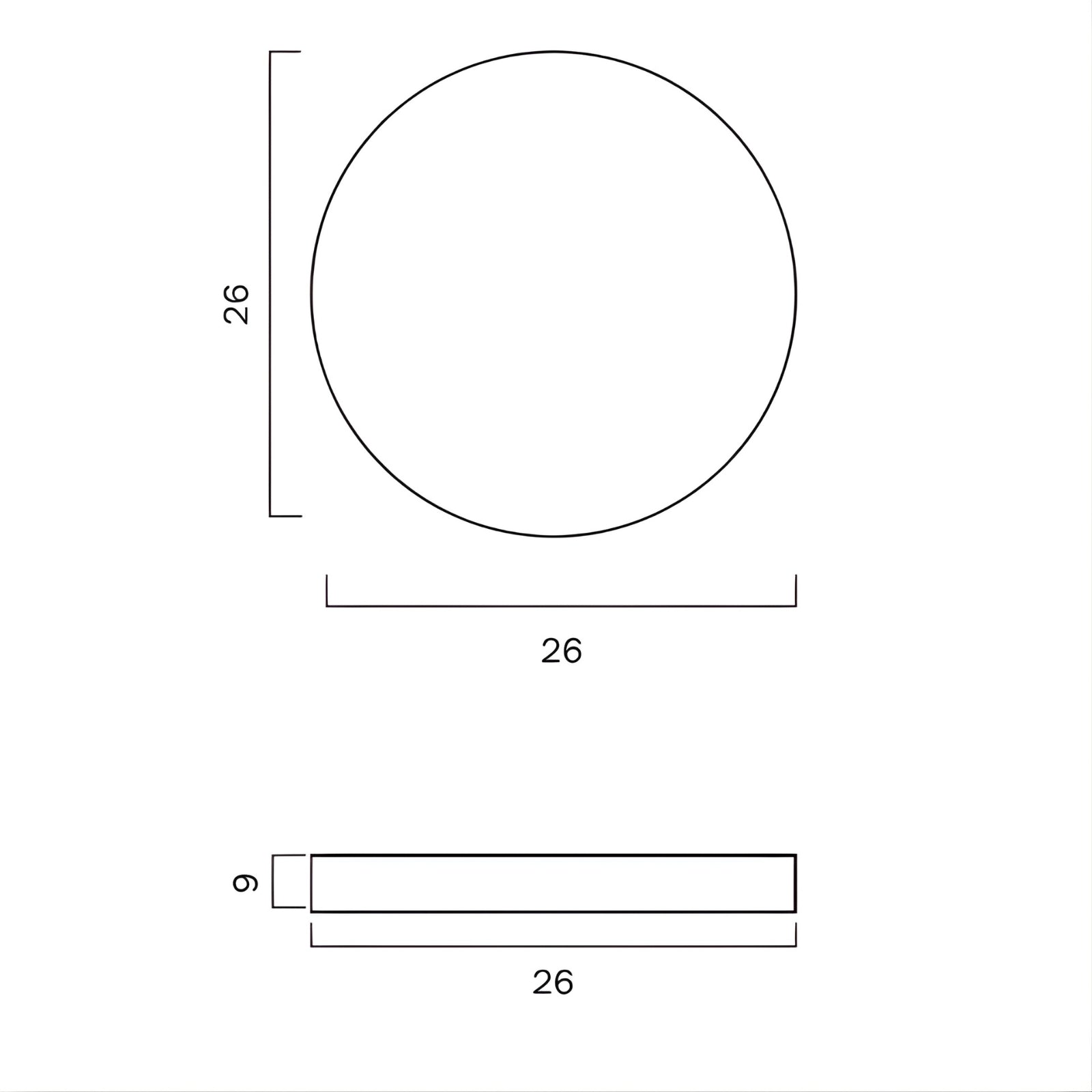 Telbix Lilac 18W LED CCT Ceiling Light Oyster | The Blue Space