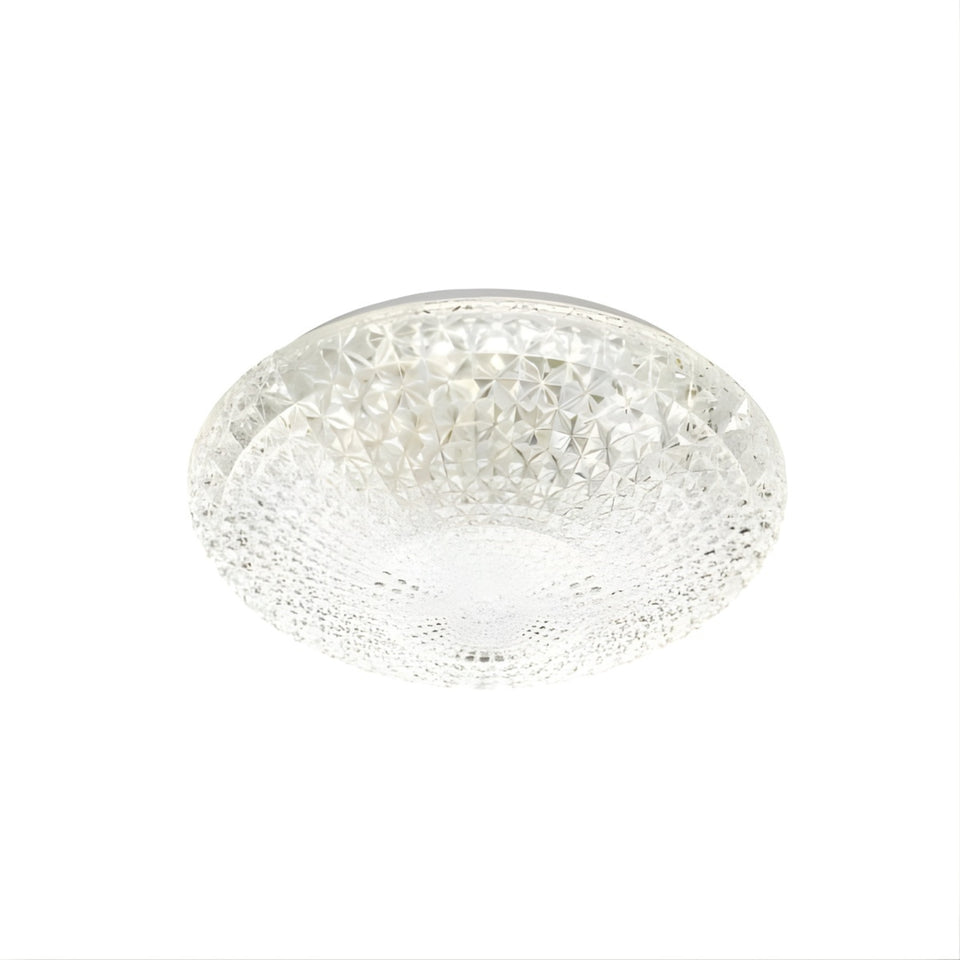 Telbix Lilac 18W 28cm LED CCT Ceiling Light Clear