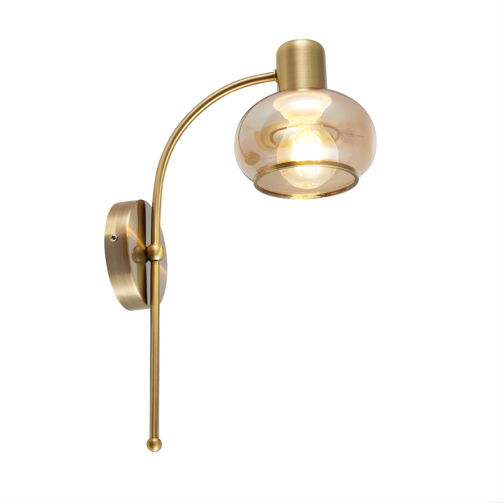 Telbix Marbell Wall Light E27 Brass MARBELLWB-ABAM - The Blue Space