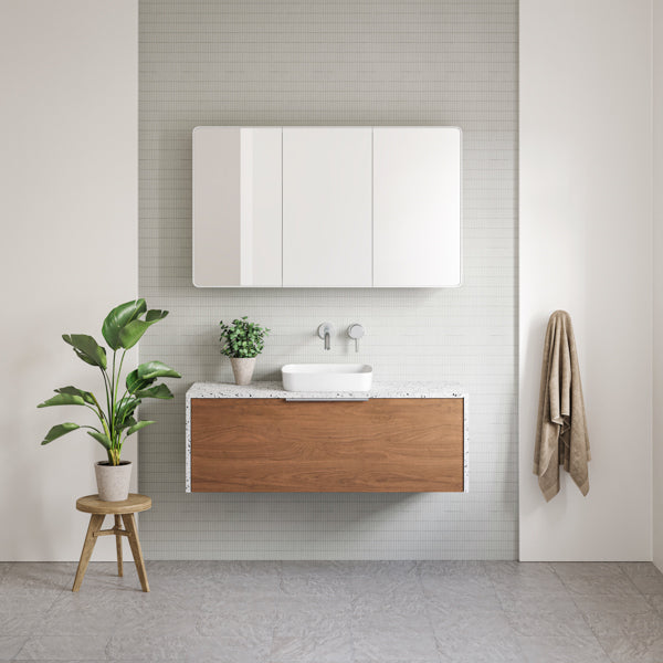 Timberline Ainsworth Wall Hung Vanity with Waterfall Ends - The Blue Space