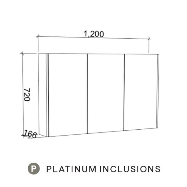 Timberline Denver Shaving Cabinet