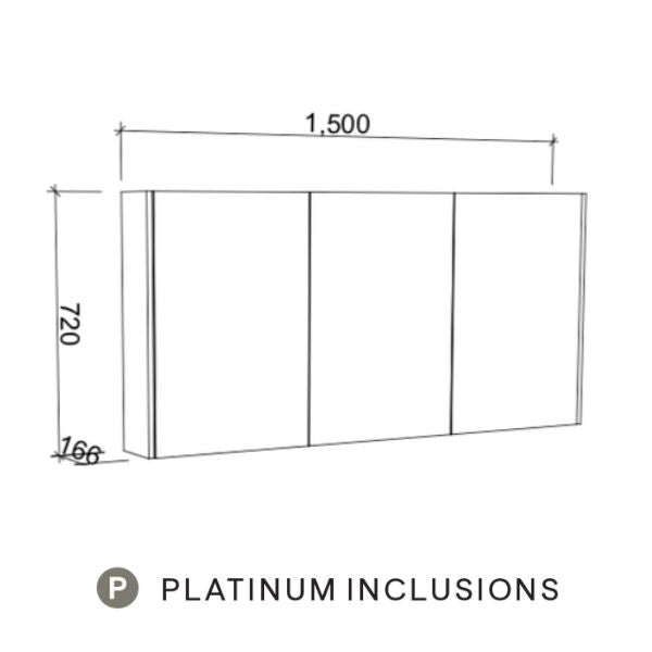 Timberline Denver Shaving Cabinet