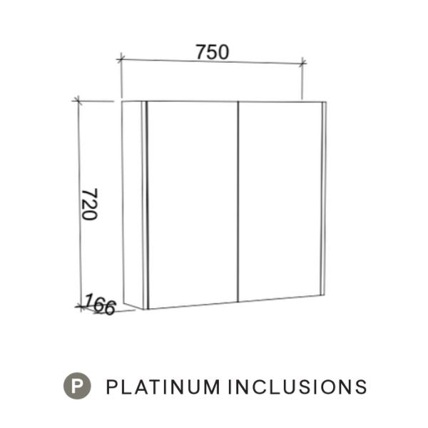 Timberline Denver Shaving Cabinet
