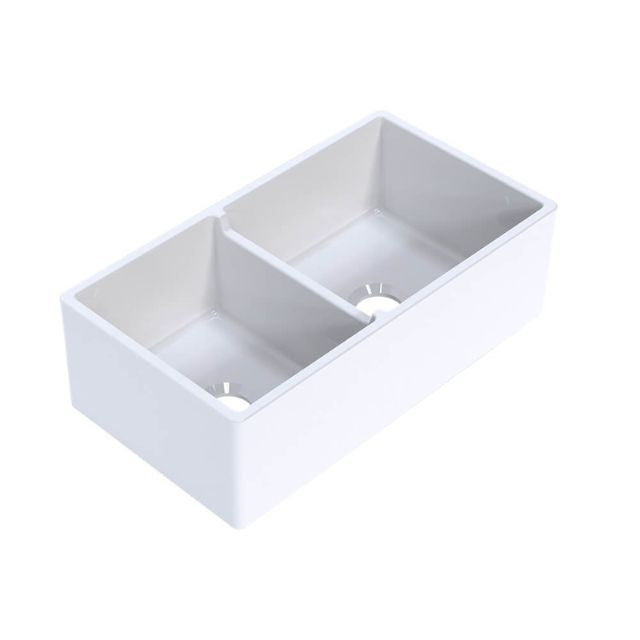 Turner Hastings Cove 85 Fireclay Butler Sink White Gloss - CV85FS - The Blue Space