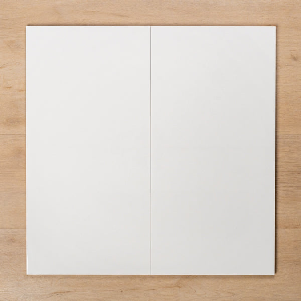 White Gemma Tile Rectified Gloss 300 x 600 x 9mm Ceramic - The Blue Space