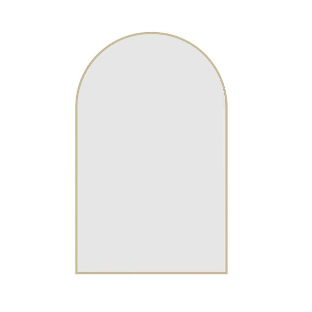 Front Thermogroup Arch Gold Framed Mirror JC5080G - The Blue Space