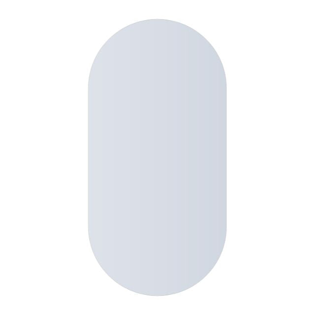 Thermogroup Pill Shape Polished Edge Mirror with Hangers 600x1200mm DP6012HN - The Blue Space