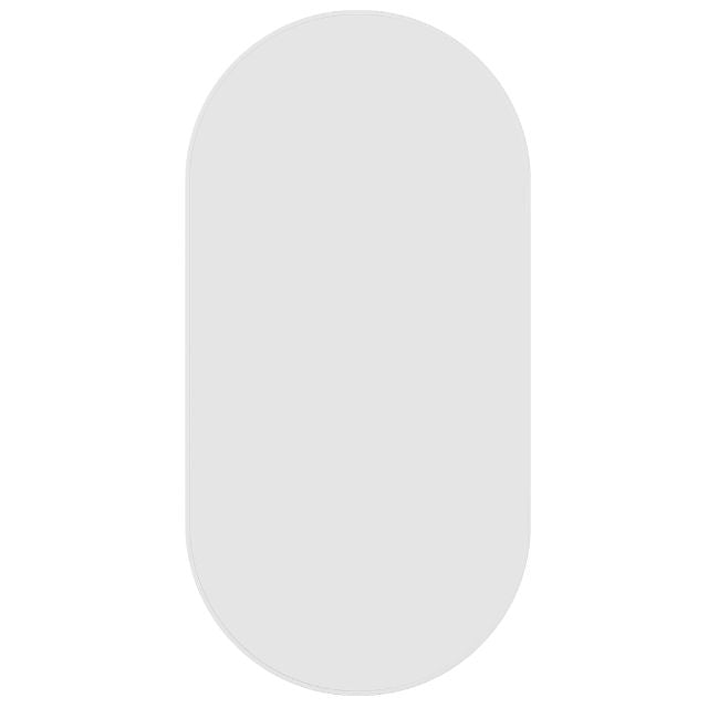 Front Thermogroup Pill White Framed Mirror HP5010W - The Blue Space