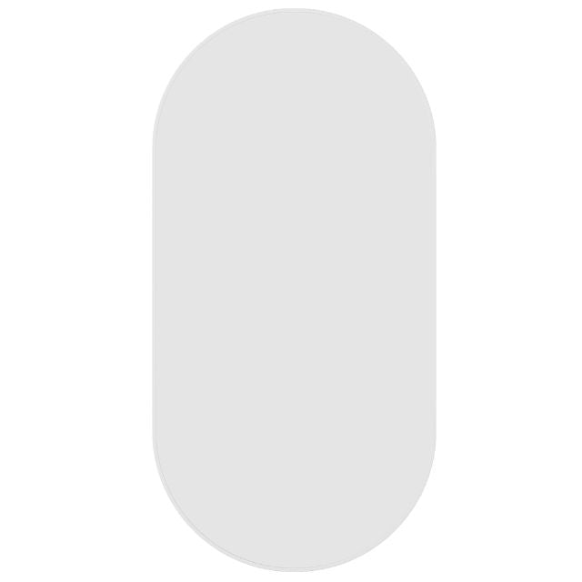 Front Thermogroup Pill White Framed Mirror HP5010W - The Blue Space