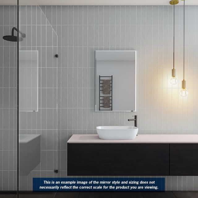 Lifestyle Thermogroup Rectangle 25mm Bevel Edge Mirror MS7575HN - The Blue Space