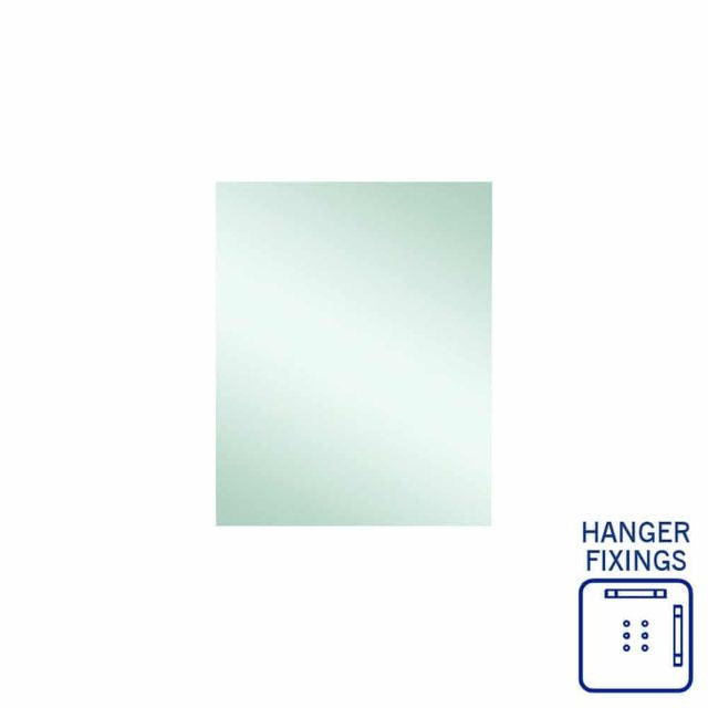 Thermogroup Rectangle Polished Edge Mirror 600x750mm JS6075HN - The Blue Space
