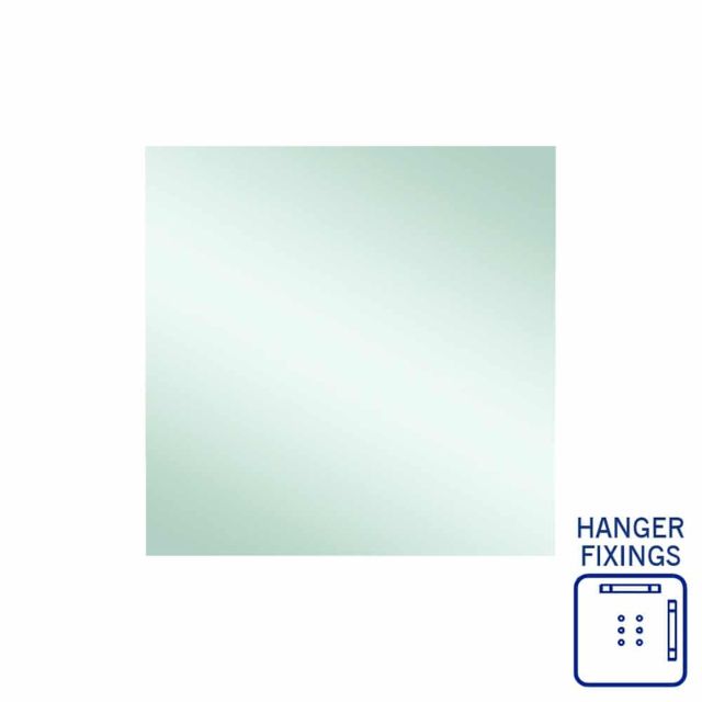Thermogroup Rectangle Polished Edge Mirror 900x900mm JS9090HN - The Blue Space
