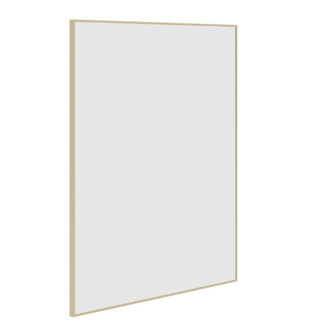 Thermogroup Rectangular Gold Framed Mirror CS9075G - The Blue Space