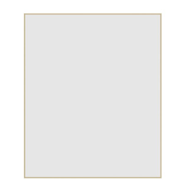 Front Thermogroup Rectangular Gold Framed Mirror CS9075G - The Blue Space