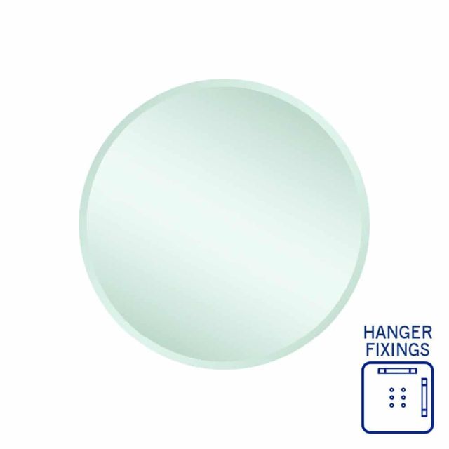 Thermogroup Round 18mm Bevel Edge Mirror 600mm KR6060HN - The Blue Space