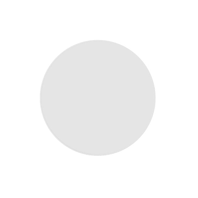 Front Thermogroup Round White Framed Mirror 600mm GR6060W - The Blue Space