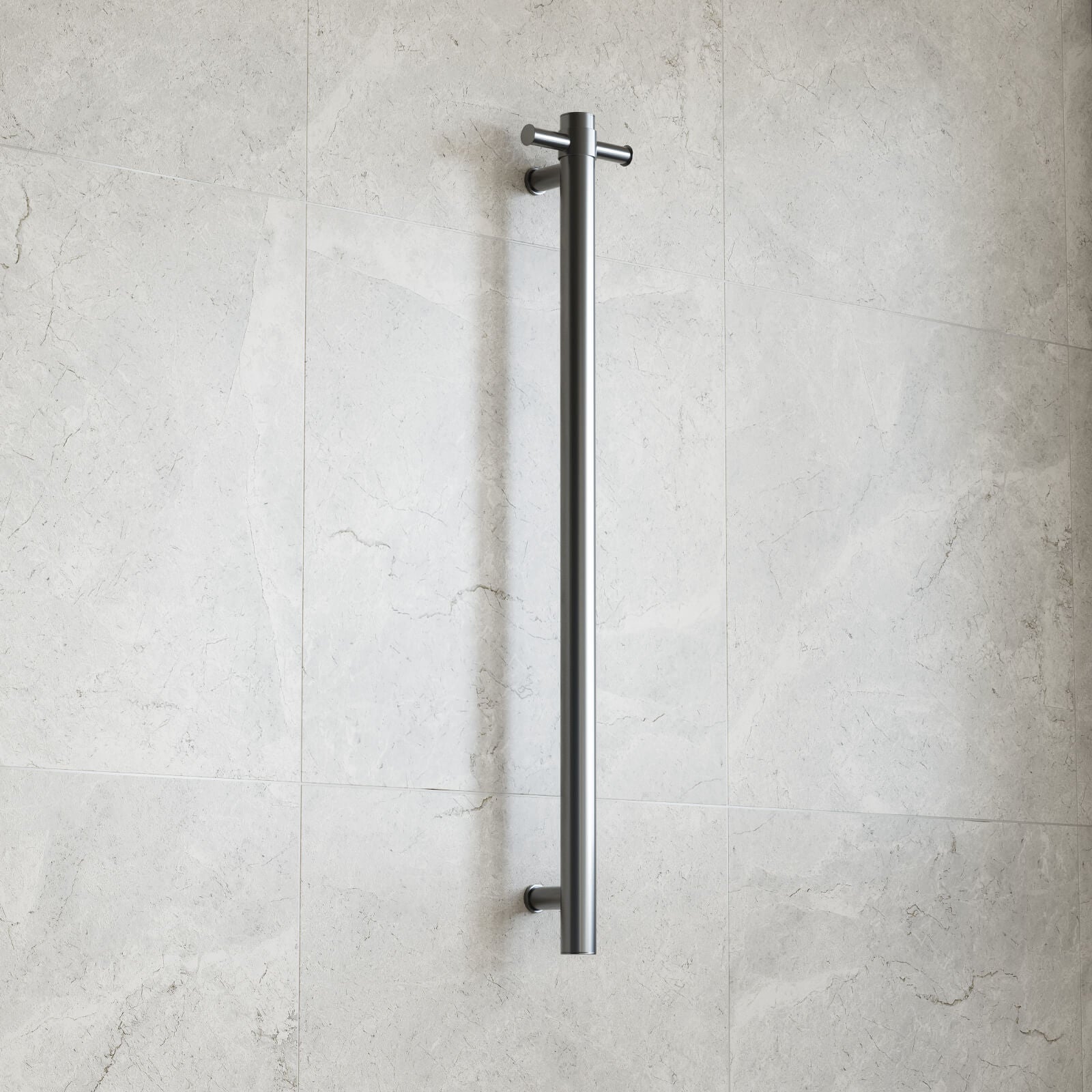 Thermogroup Single Bar Heated Towel Rail Gunmetal | The Blue Space