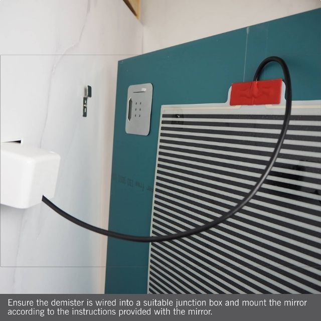 Usage 2 Thermogroup Thermomirror Demister Pad 580x850mm TM5885 - The Blue Space