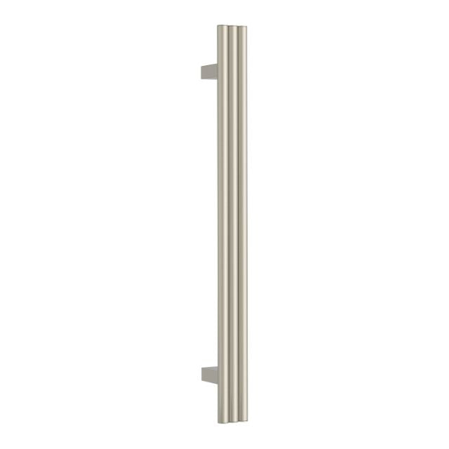 Thermogroup Thermorail Round/Triple Tube 12Volt Vertical Bar 900x75x100mm 27Watts - Brushed Nickel VW900BN - The Blue Space