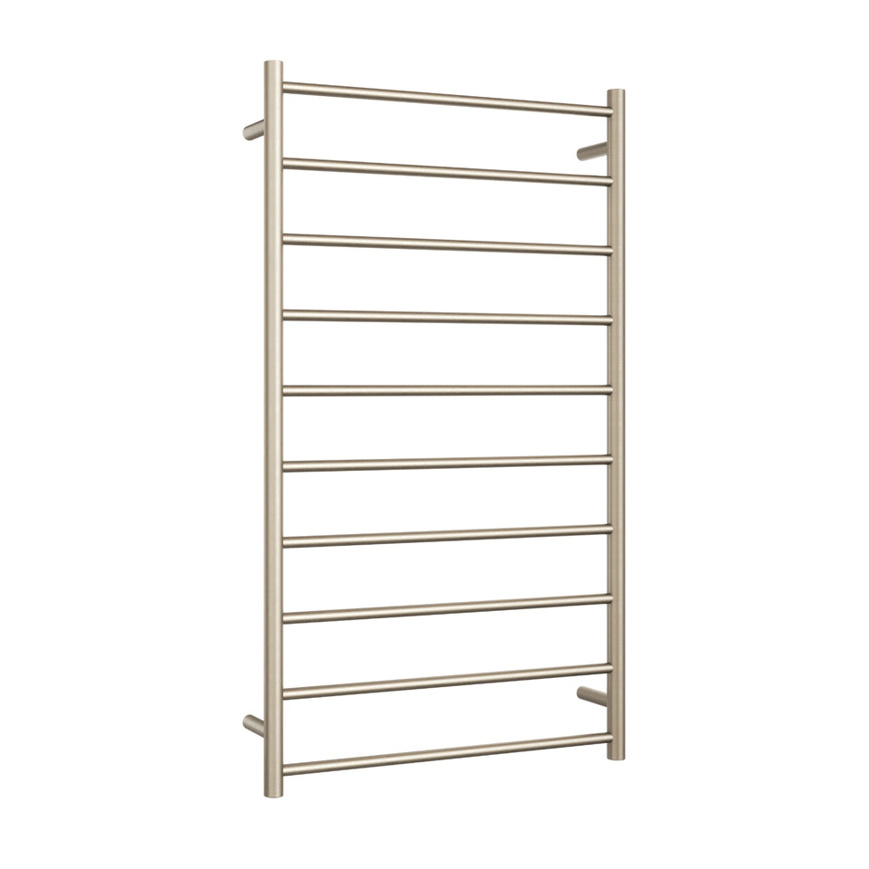 Thermogroup Thermorail Straight/Round 700x1200mm 10 Bars - Brushed Nickel