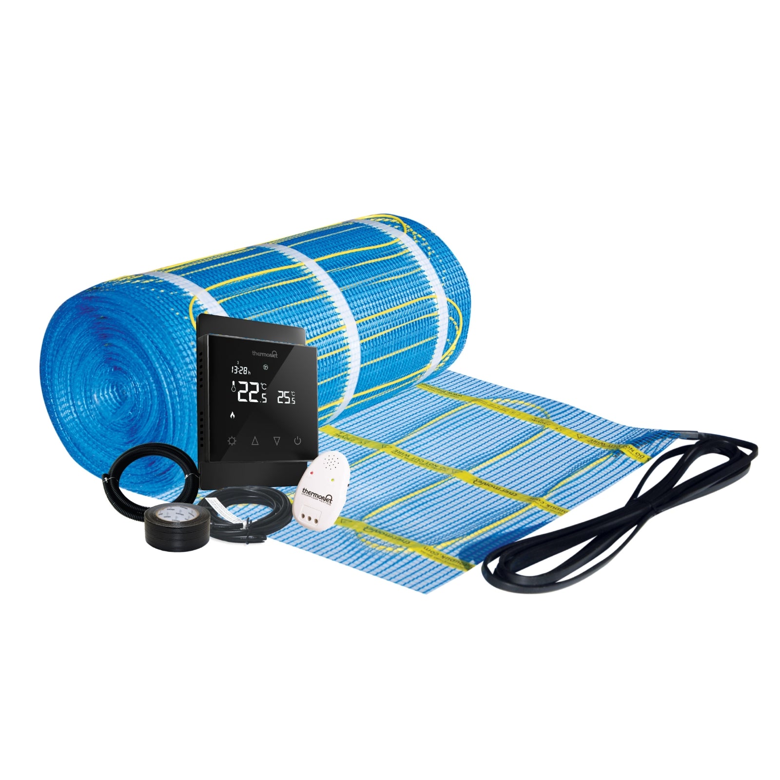 Black Thermogroup Underfloor Heating 200W/m² Full Kit - The Blue Space