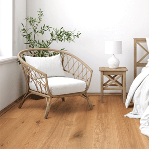 Warm Oak Timber Flooring in Bedroom | Shop Timber Flooring at The Blue Space