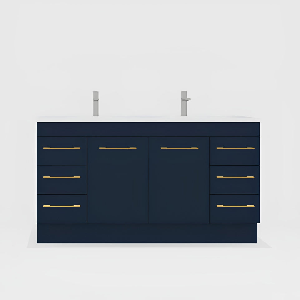 Timberline Bargo Floor Standing Vanity with Regal Mineral Composite Top